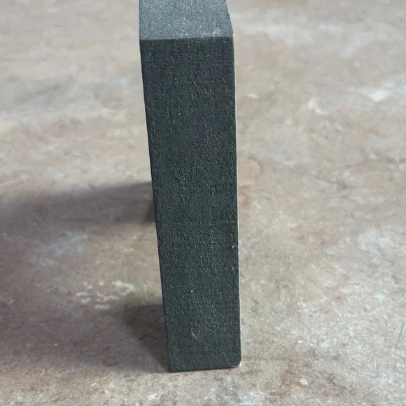 Decorative Letter 'A' Home Art Accent in Charcoal Gray - Picture 4 of 8